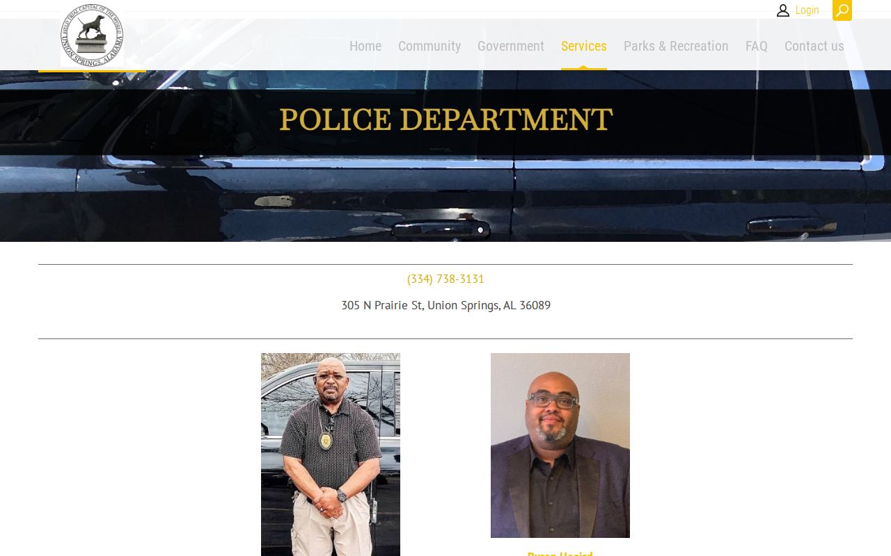 Union Springs Bullock County warrant records police contact
