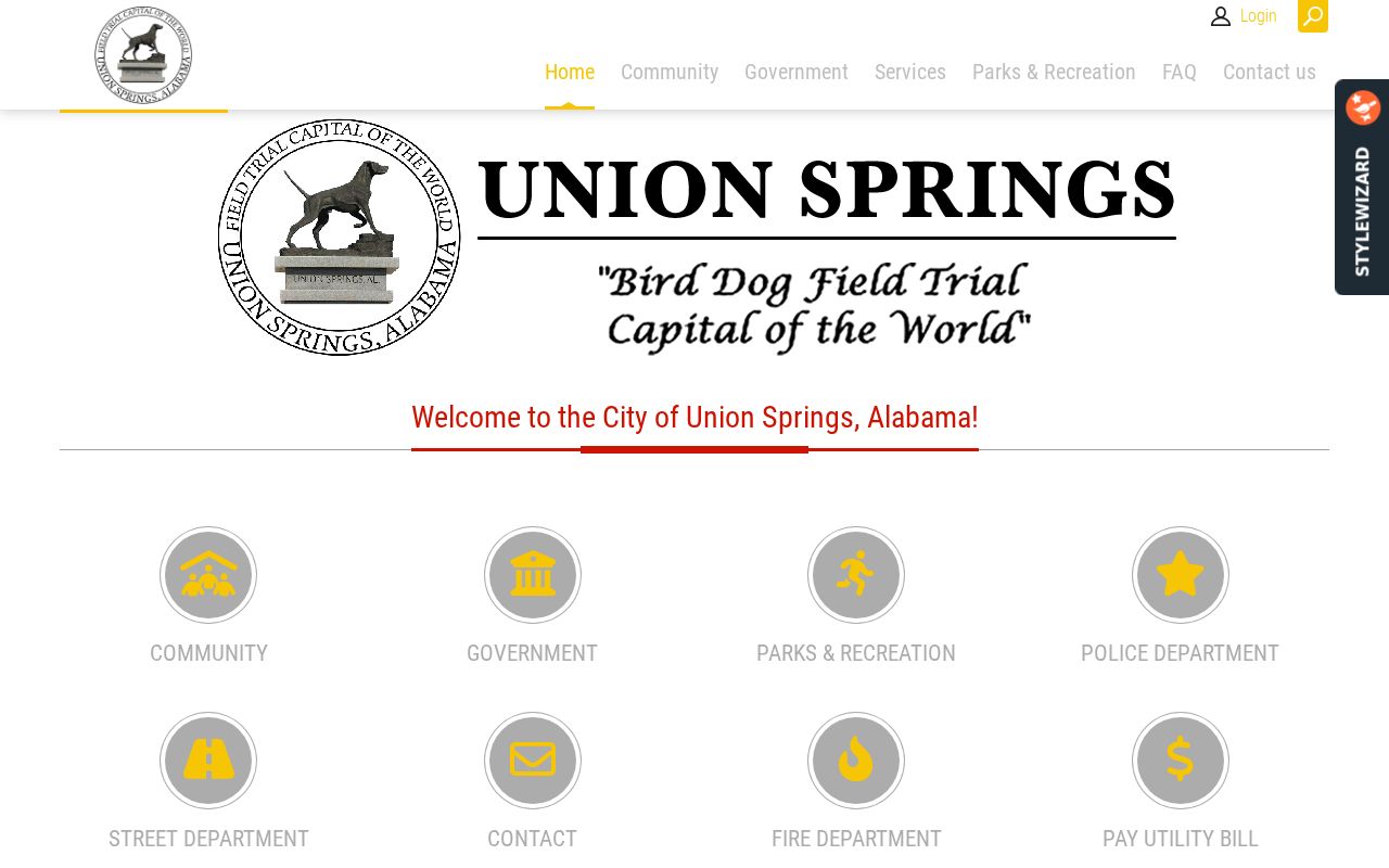 Union Springs Bullock County warrant records city government channel